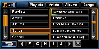 iPod Alphabet Search
