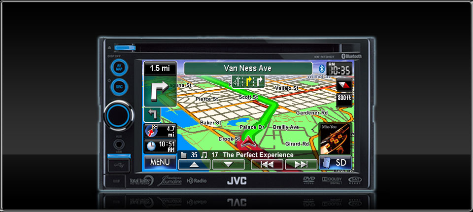 KW-NT3HDT GPS Navigation System