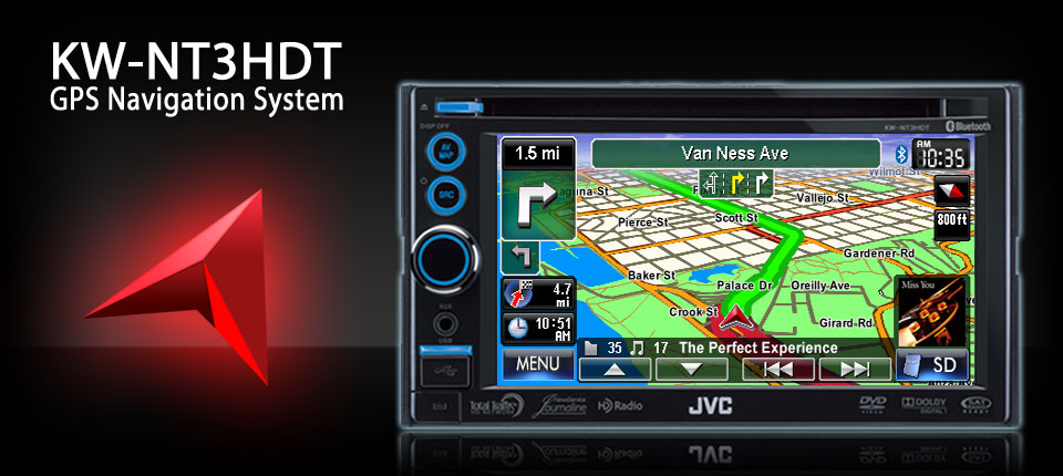 GPS Navigation System KW-NT3HDT